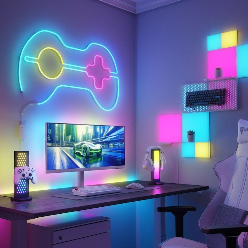 Nanoleaf Pegboard Desk Dock